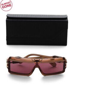 CAZAL Brown Camel Shield Sunglasses